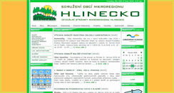 Desktop Screenshot of hlineckoregion.cz